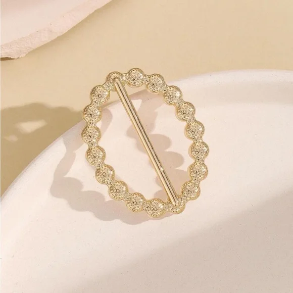 Pearl Ring Scarf Accessory A1656 - Picture 3 of 4